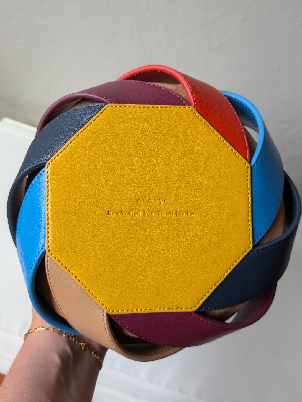 Mlouye Helix Multi-Color Leather Bag Nwt — image 7 of 8